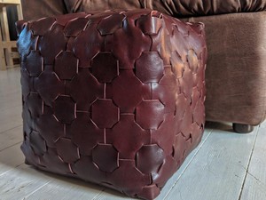 Leather Cube from Elvis & Kresse