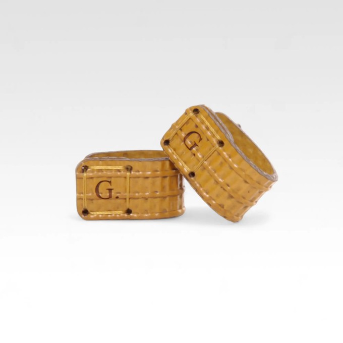 Wrap-Around Cufflinks | Fire-hose from Elvis & Kresse