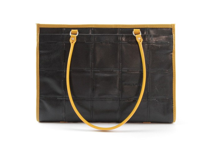 Whitstable Tote | Leather & Fire-hose from Elvis & Kresse