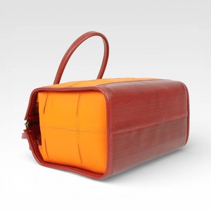 Small Post Bag | Leather & Fire-hose from Elvis & Kresse