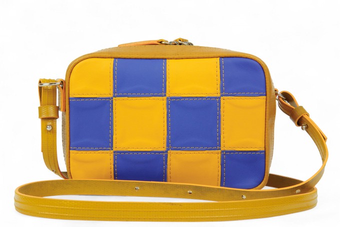 Disco Bag | Leather & Fire-hose from Elvis & Kresse