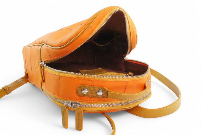 Voyager Backpack | Leather & Fire-hose from Elvis & Kresse