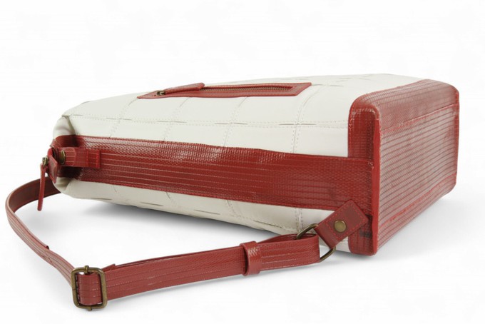 Large Backpack | Leather & Fire-hose from Elvis & Kresse