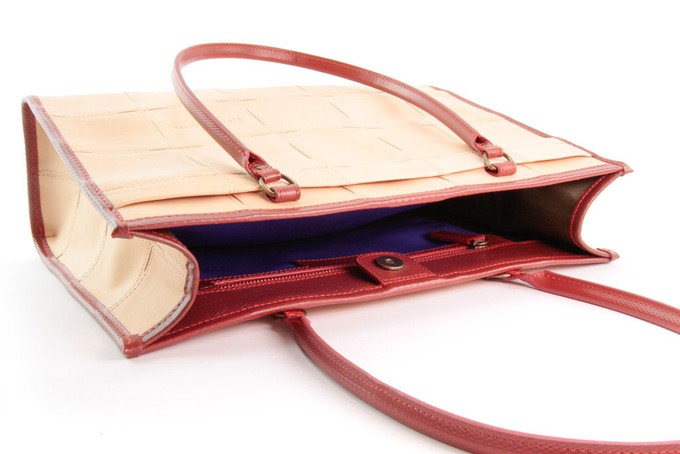 Whitstable Tote | Leather & Fire-hose from Elvis & Kresse
