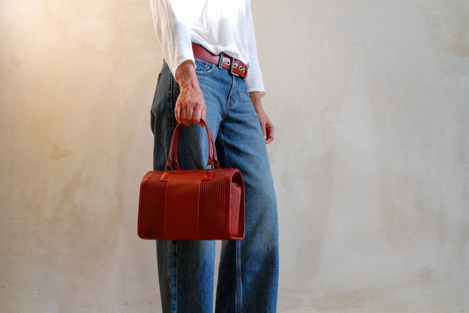 Small Post Bag | Fire-hose from Elvis & Kresse