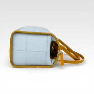 Small Post Bag | Leather & Fire-hose from Elvis & Kresse