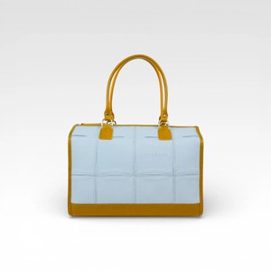 Small Post Bag | Leather & Fire-hose from Elvis & Kresse