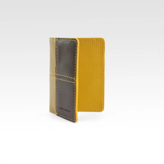 Card Holder | Leather & Fire-hose from Elvis & Kresse