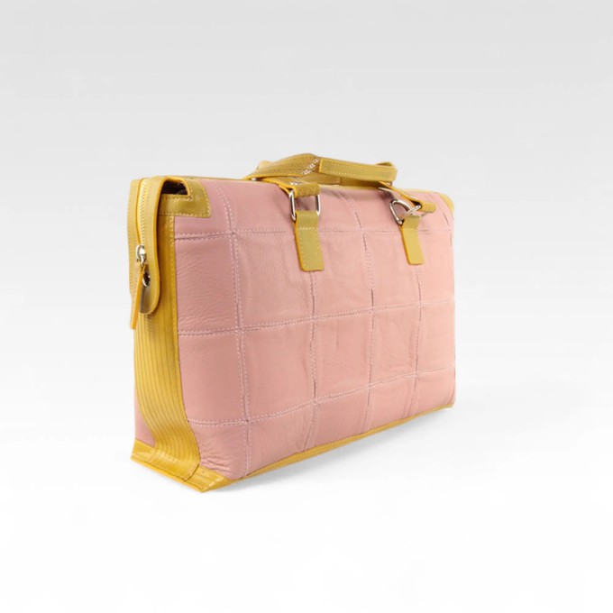 Metropolitan Bag | Leather & Fire-hose from Elvis & Kresse