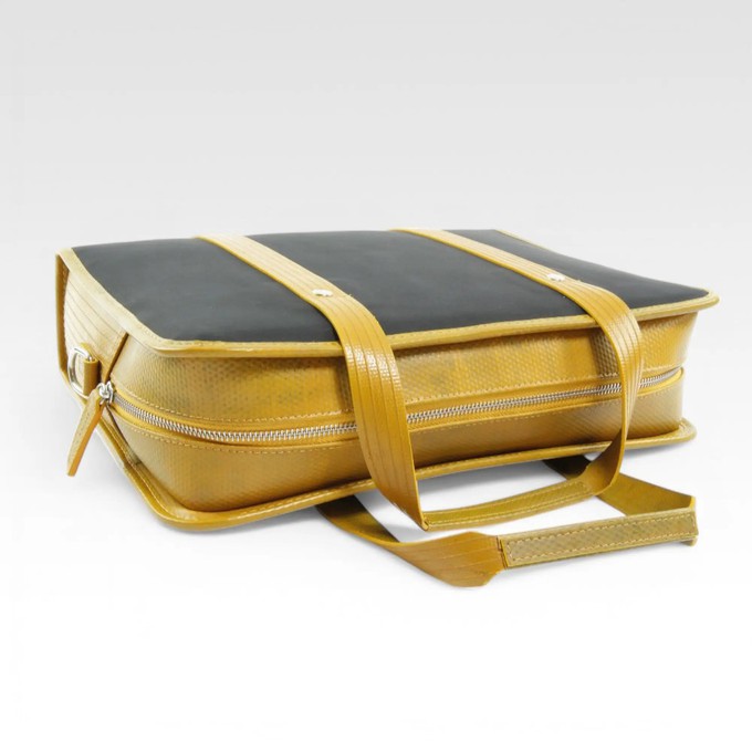 Compact Briefcase | Printing Blanket from Elvis & Kresse