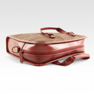 Compact Briefcase | Leather & Fire-hose from Elvis & Kresse