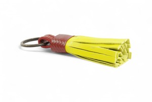 Tassel Keyring | Leather & Fire-hose from Elvis & Kresse