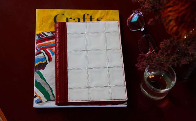 A5 Notebook | Leather & Fire-hose from Elvis & Kresse