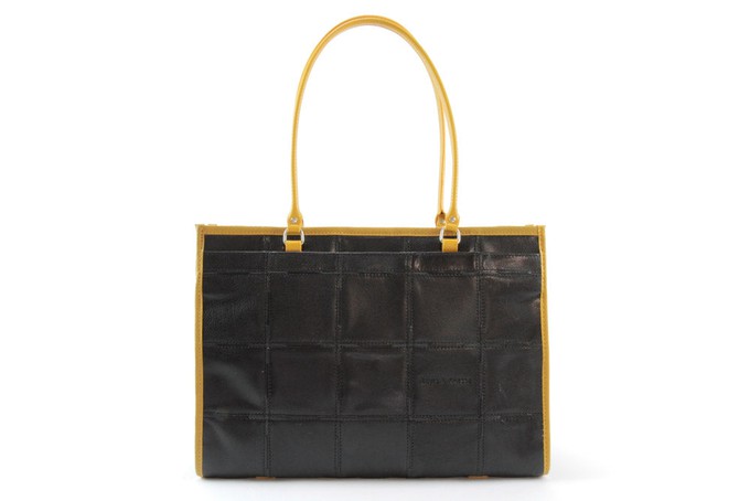 Whitstable Tote | Leather & Fire-hose from Elvis & Kresse