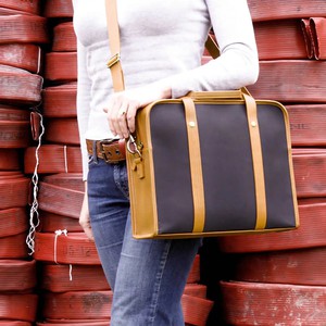 Compact Briefcase | Printing Blanket from Elvis & Kresse