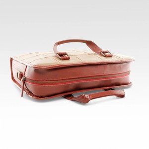 Compact Briefcase | Leather & Fire-hose from Elvis & Kresse