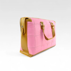 Metropolitan Bag | Leather & Fire-hose from Elvis & Kresse