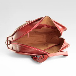 Compact Briefcase | Leather & Fire-hose from Elvis & Kresse