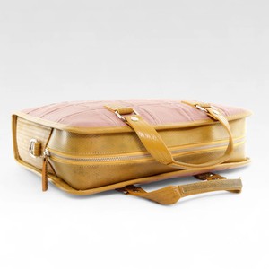 Compact Briefcase | Leather & Fire-hose from Elvis & Kresse