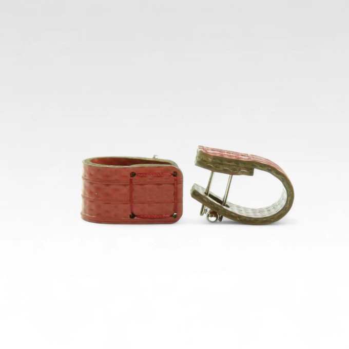 Wrap-Around Cufflinks | Fire-hose from Elvis & Kresse