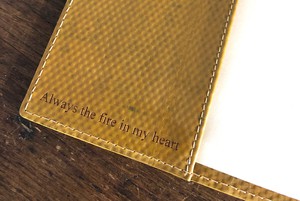 A5 Notebook | Leather & Fire-hose from Elvis & Kresse