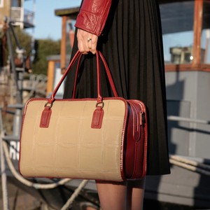 Large Post Bag | Leather & Fire-hose from Elvis & Kresse