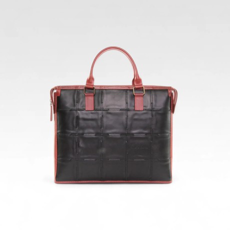 Laptop Bag | Leather & Fire-hose from Elvis & Kresse