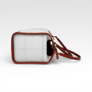 Small Post Bag | Leather & Fire-hose from Elvis & Kresse