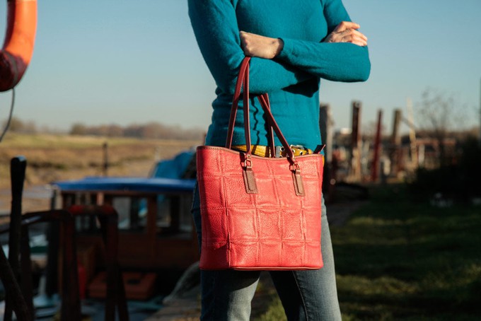 Leather Small Tote Bag from Elvis & Kresse