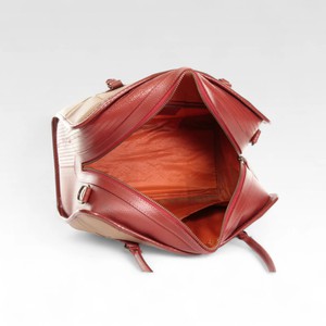 Large Post Bag | Leather & Fire-hose from Elvis & Kresse