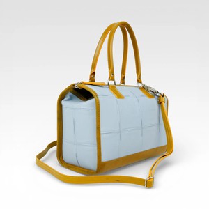 Small Post Bag | Leather & Fire-hose from Elvis & Kresse