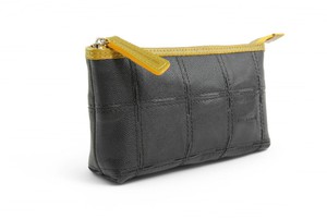 Toiletry Pouch | Leather & Fire-hose from Elvis & Kresse