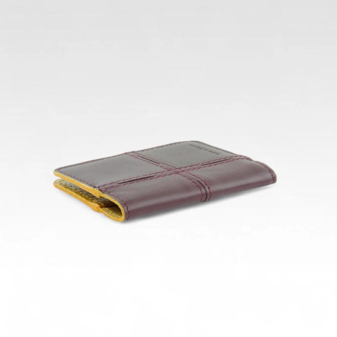 Card Holder | Leather & Fire-hose from Elvis & Kresse