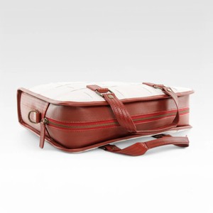 Compact Briefcase | Leather & Fire-hose from Elvis & Kresse