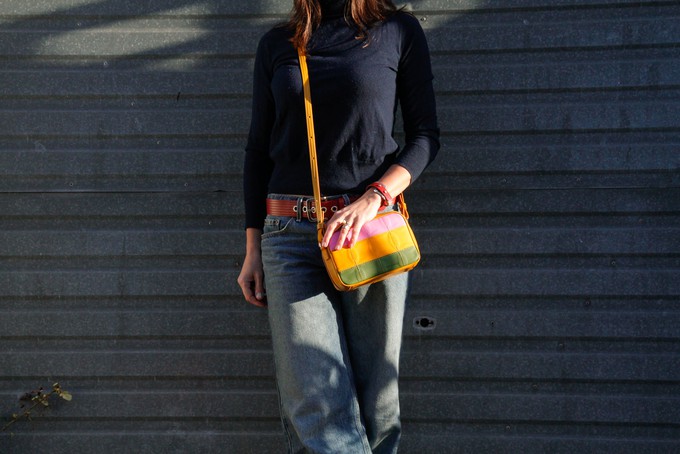 Disco Bag | Leather & Fire-hose from Elvis & Kresse