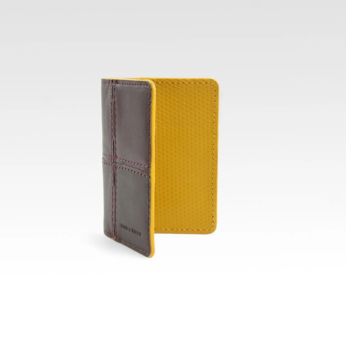 Card Holder | Leather & Fire-hose from Elvis & Kresse