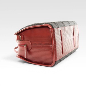 Large Post Bag | Leather & Fire-hose from Elvis & Kresse