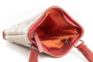 Reporter Bag | Leather & Fire-hose from Elvis & Kresse