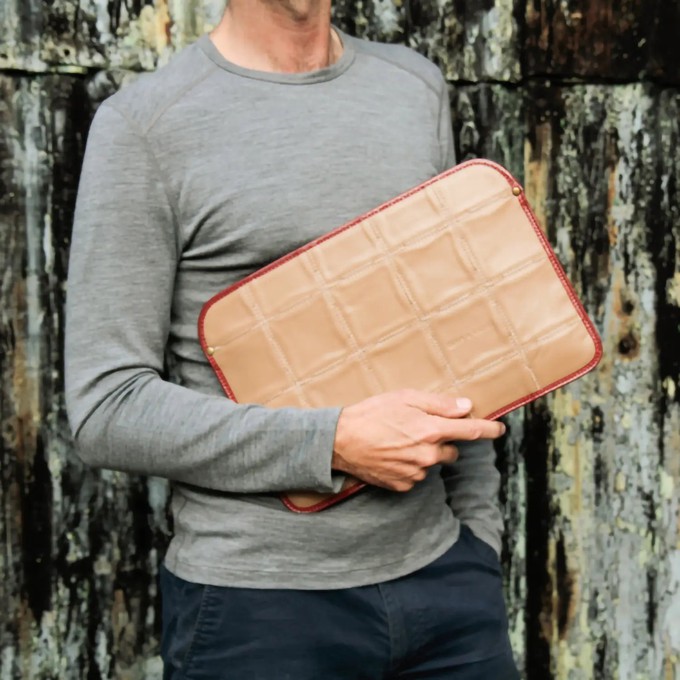Laptop Sleeve  | Leather & Fire-hose from Elvis & Kresse