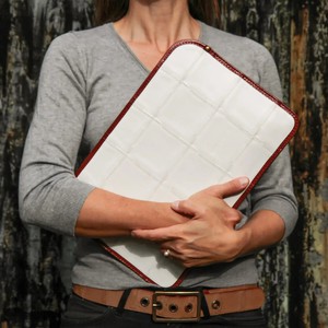 Laptop Sleeve  | Leather & Fire-hose from Elvis & Kresse