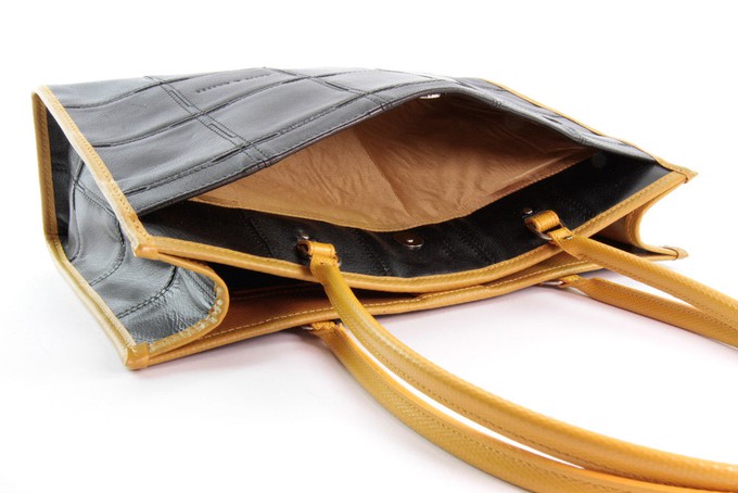 Whitstable Tote | Leather & Fire-hose from Elvis & Kresse