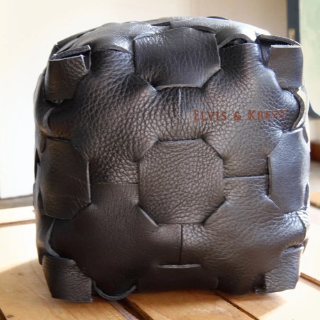 Leather Cube from Elvis & Kresse