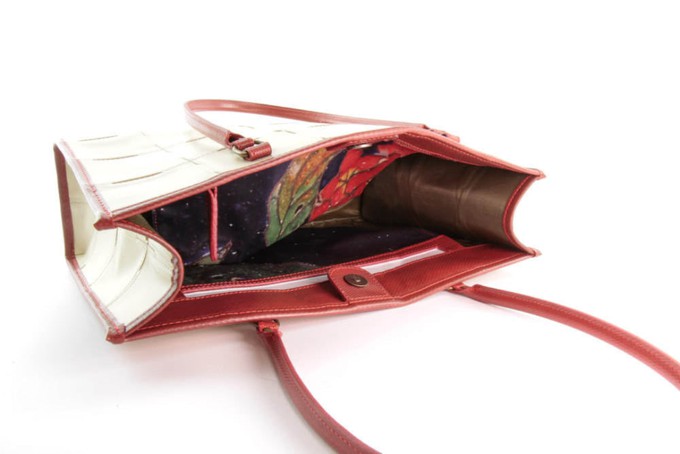 Whitstable Tote | Leather & Fire-hose from Elvis & Kresse