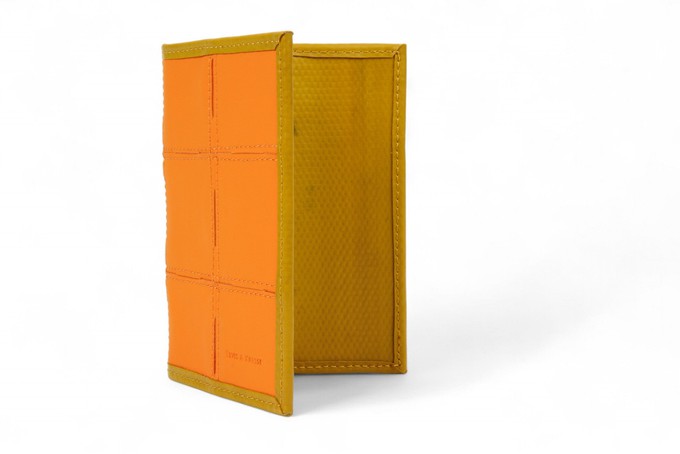 Passport Cover | Leather & Fire-hose from Elvis & Kresse