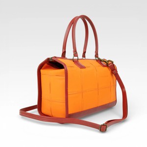 Small Post Bag | Leather & Fire-hose from Elvis & Kresse