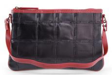 Clutch Bag | Leather & Fire-hose via Elvis & Kresse