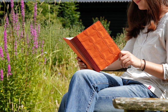 A5 Notebook | Leather & Fire-hose from Elvis & Kresse