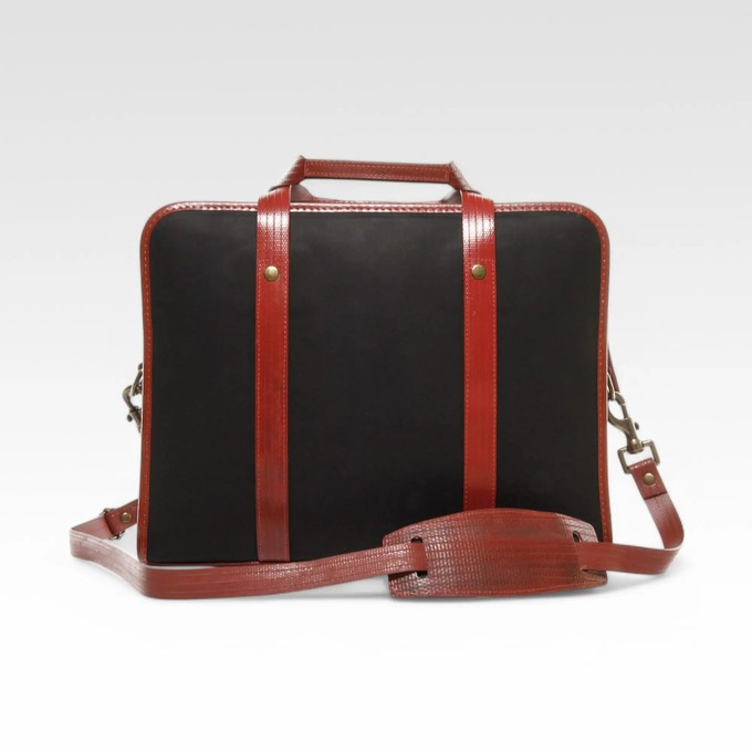 Compact Briefcase | Printing Blanket from Elvis & Kresse