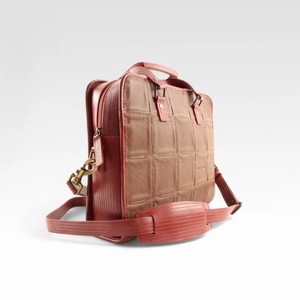 Compact Briefcase | Leather & Fire-hose from Elvis & Kresse