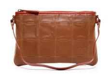 Clutch Bag | Leather & Fire-hose via Elvis & Kresse